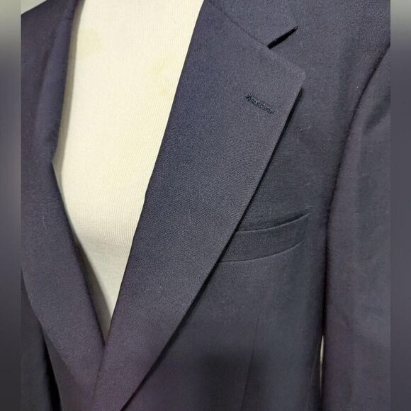 Burberry Vintage Blue Tailored-jackets unsure of size please see measurmen… - Picture 6 of 8
